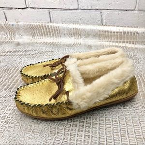 j crew women's lodge moccasins